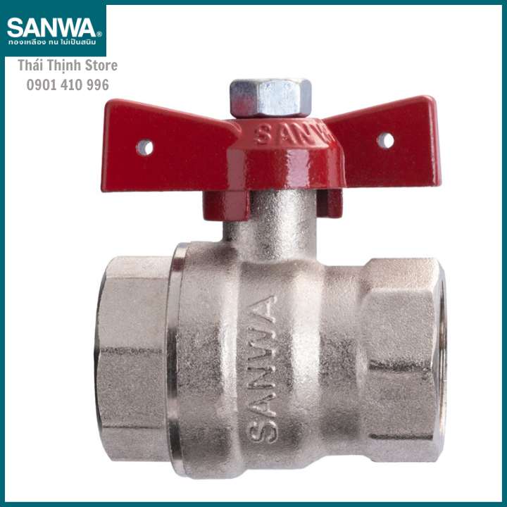 Van bi tay bướm sanwa nhập khẩu chính hãng thái lan phi 21mm, phi 27mm bv15bf