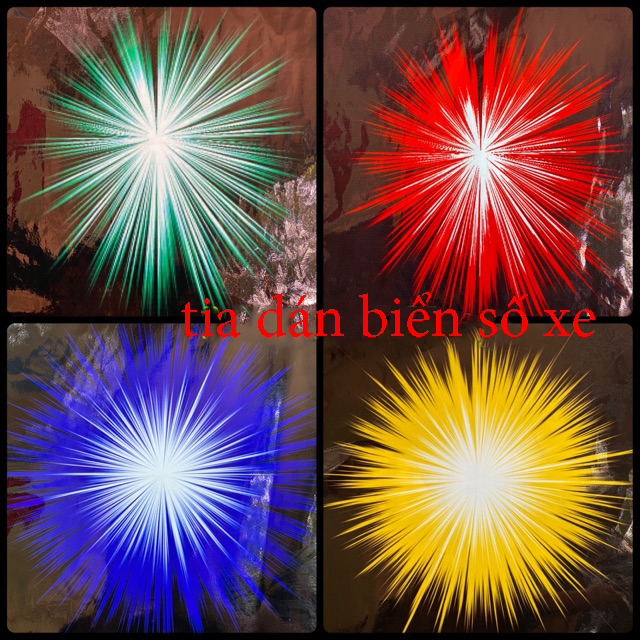 Decal Tia Dán Biển Số (giá 1 cái)