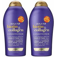 Bộ dầu gội dầu xả Bi0tin collagen chai 577ml USA