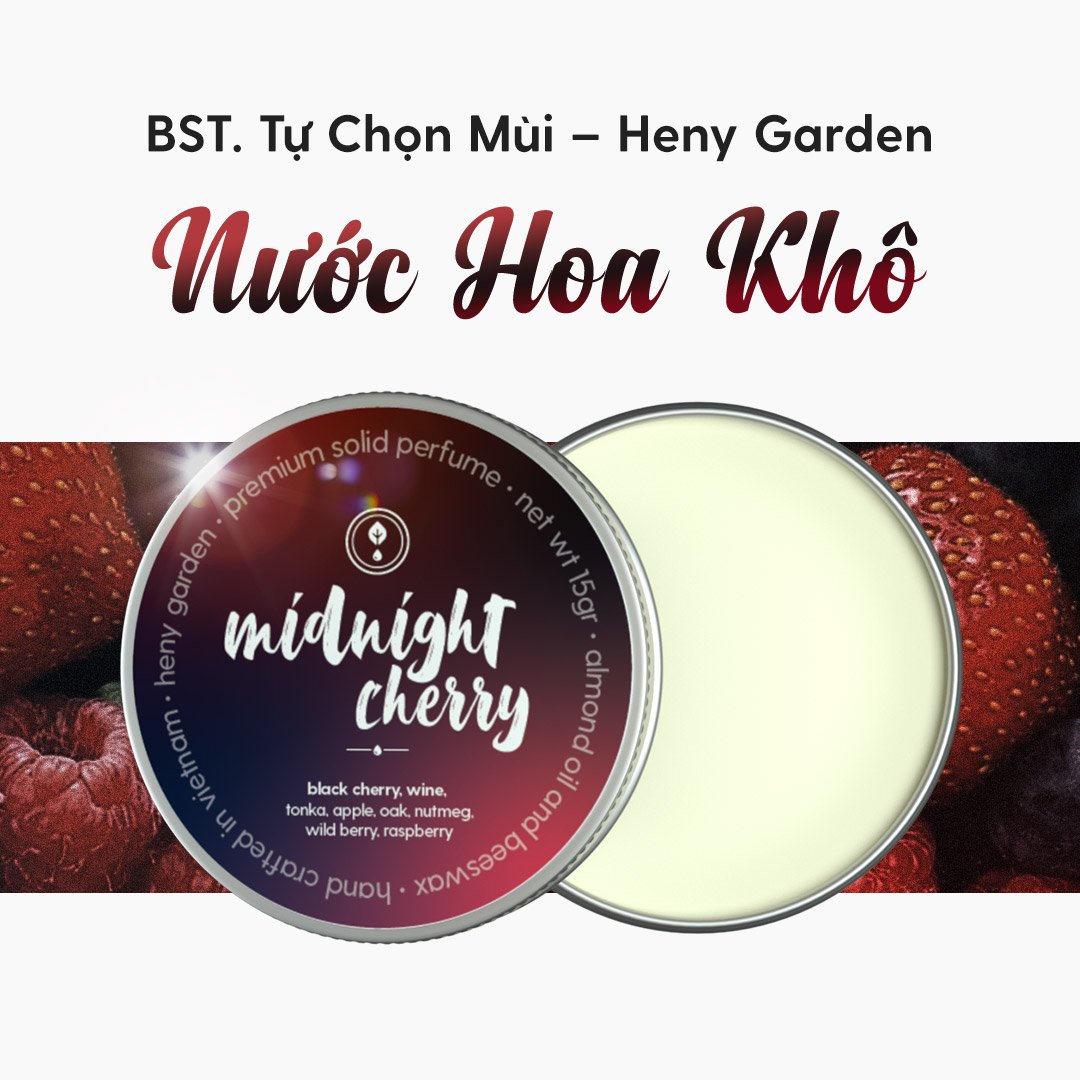 [Mua 2 Tặng 1 FULLSIZE] Nước Hoa Khô Nữ Thiên Nhiên Dạng Sáp HENY GARDEN 15Gr (Nhiều Phân Loại Mùi Hương) Tiện Dụng Nhỏ Gọn