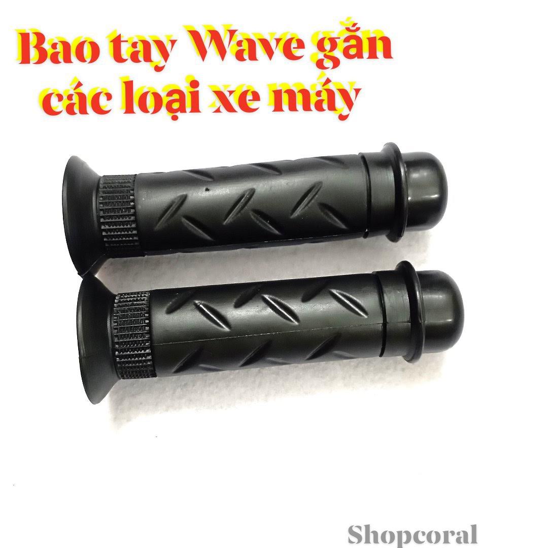 Cặp bao tay kiểu WAVE gù đen