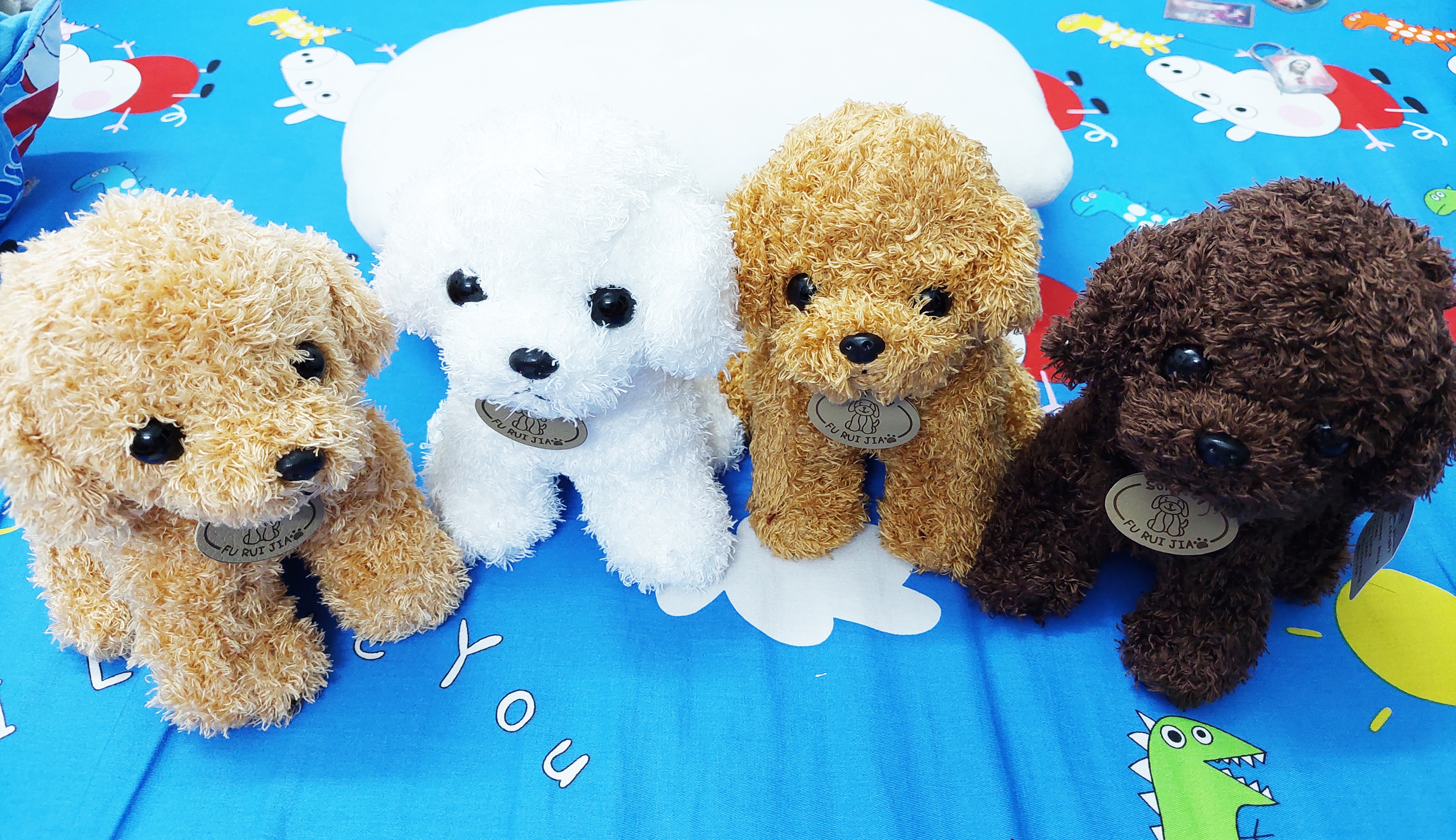 Thú bông chú chó Poodle siêu dễ thương