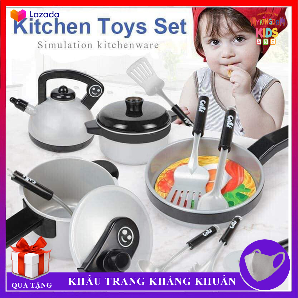 Bộ Đồ Chơi Nấu Ăn - Kitchen Set 36 Món Cao Cấp - Chất Liệu An Toàn, Thiết Kế Chân Thực Tỉ Mỉ - Đồ Chơi Làm Bếp Cho Bé Thỏa Sức Sáng Tạo