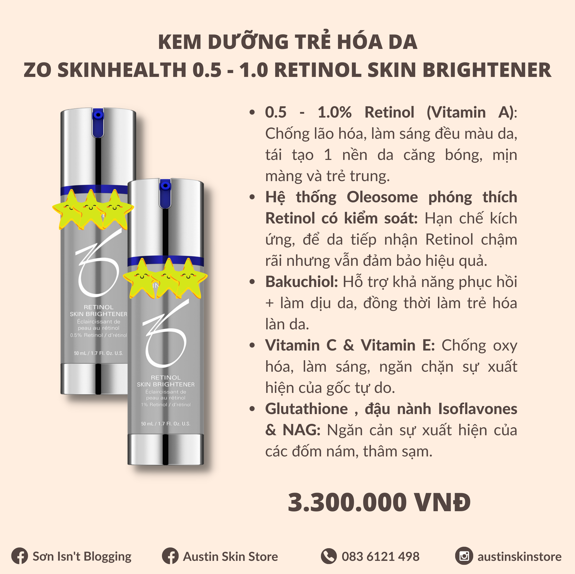 Kem dưỡng trẻ hóa da z-ô skin-health thần thánh