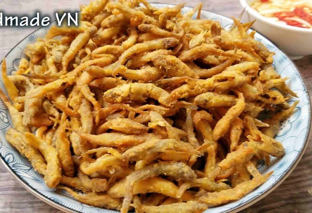 1 KG- Cá cơm chiên giòn tẩm vị