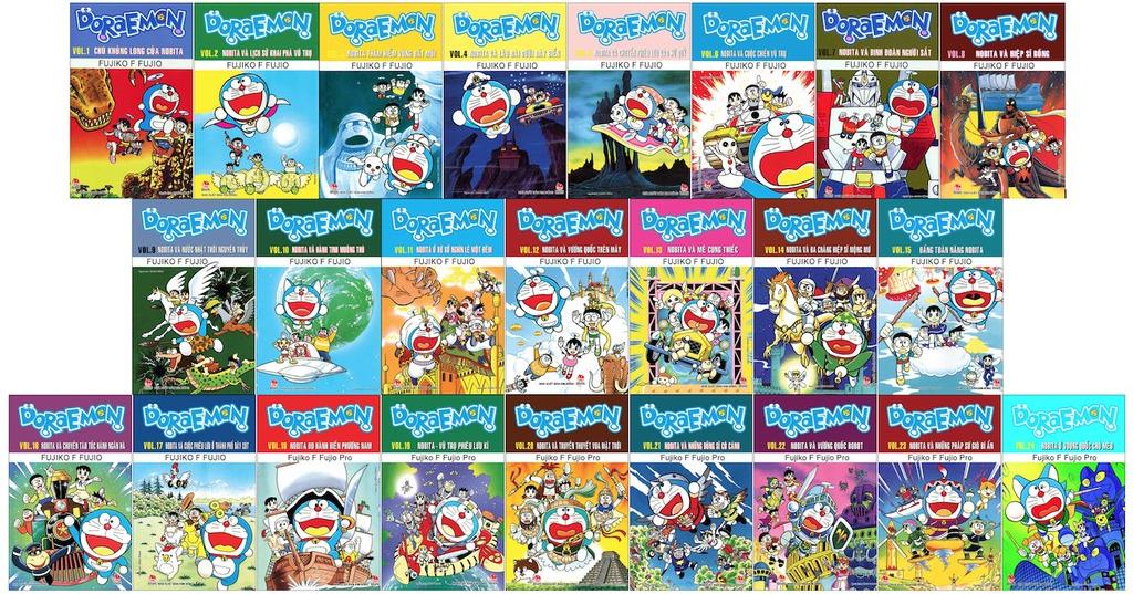 Sách - Combo truyện Doraemon dài - trọn bộ 24 tập
