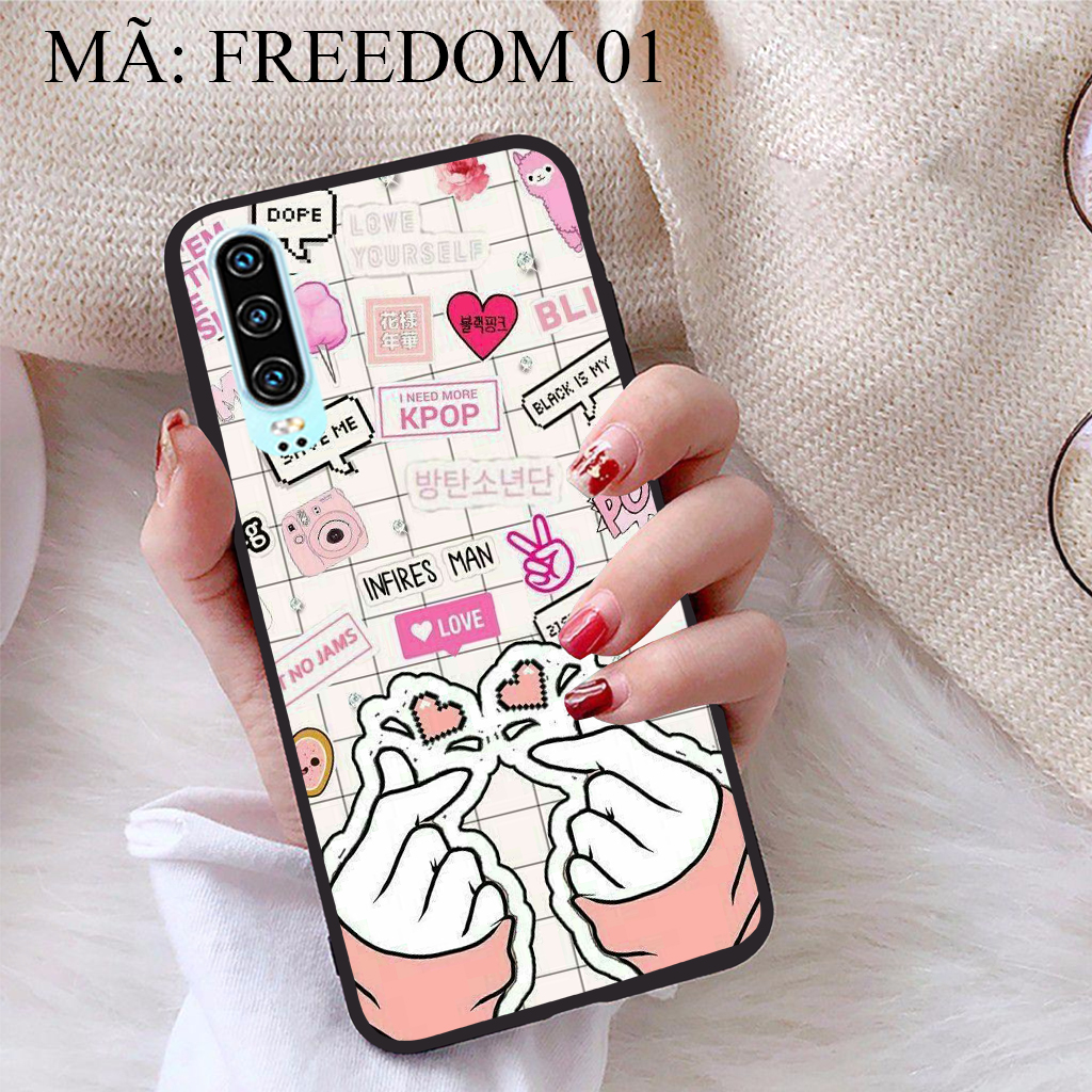 [HCM]Ốp lưng iCase dành cho Huawei P30 viền dẻo TPU BST Phong cách tự doViền ốp dẻo giúp bạn tháo lắp máy dễ dàng mà không lo trầy xước máy.