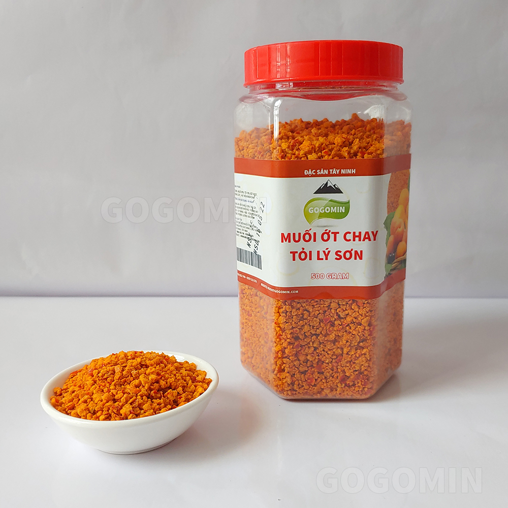 Muối ớt chay tỏi lý sơn - gogomin