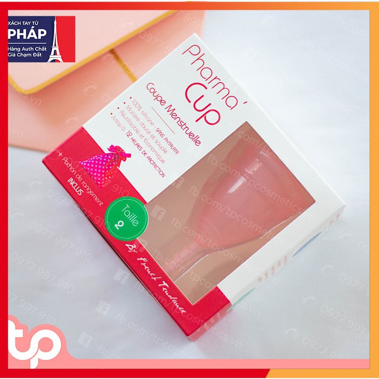 Bộ 2 cốc nguyệt san pháp pharma cup