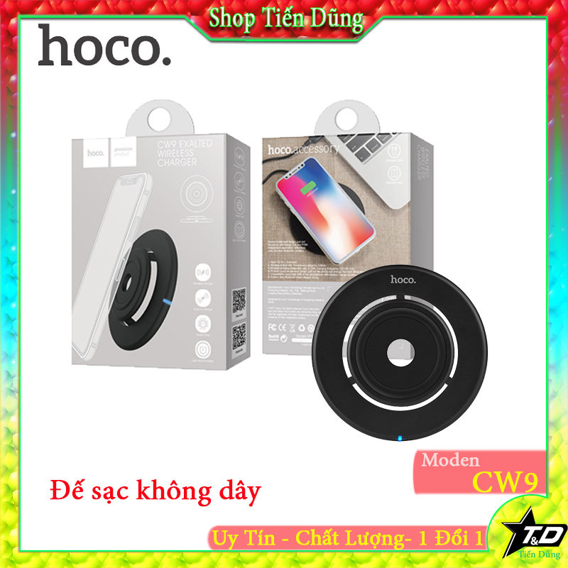 Bộ sạc không dây hoco cw9 - bộ sạc không dây cw9