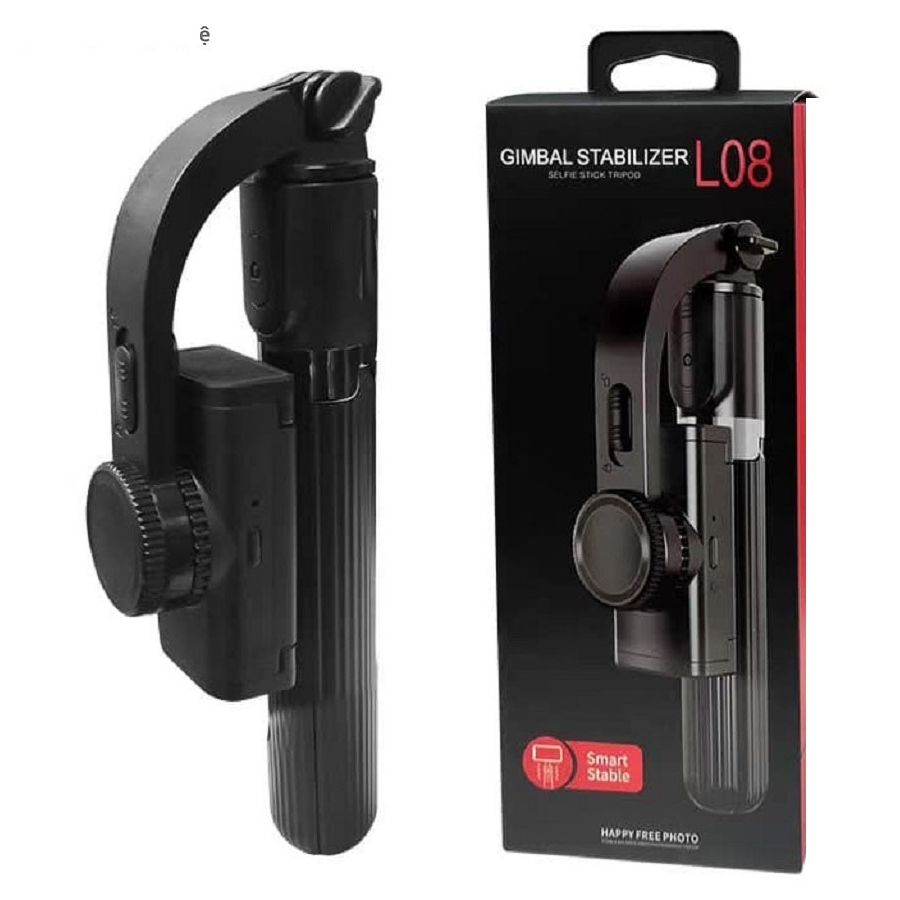 Gậy chống Rung Gimbal Stabilizer L08, Có 3 chân đỡ, Tặng kèm nút bấm BLT hàng cao cấp _Cho bạn những bức ảnh video nghệ thuật nhất _ Namisotres