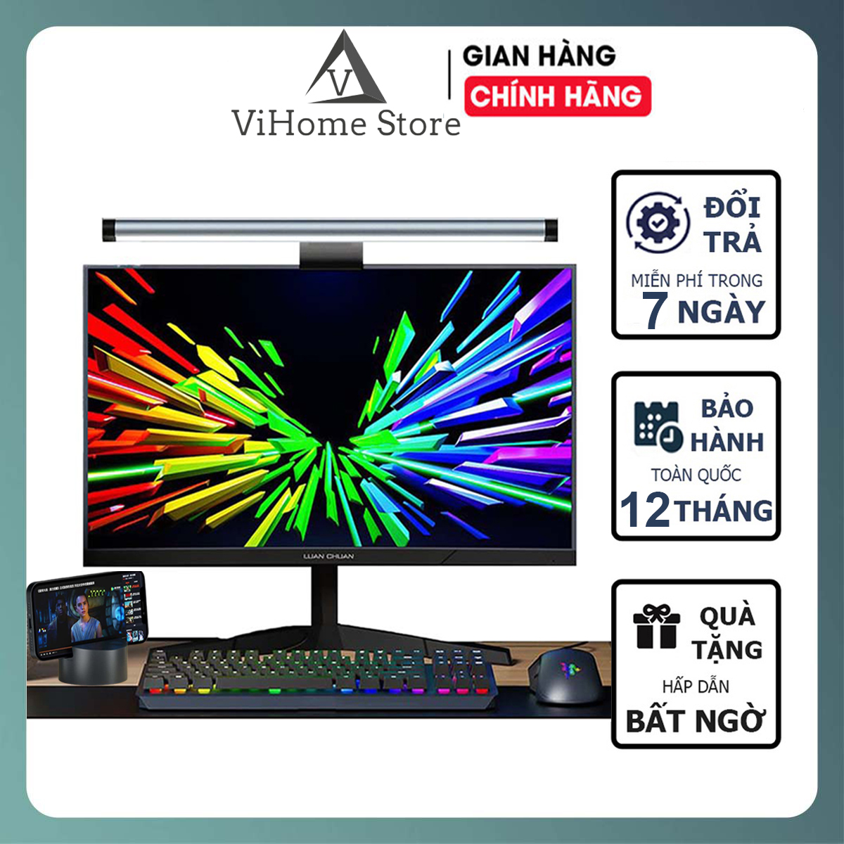 Đèn Màn Hình Máy Tính S3 Plus 3 Chế Độ Có Thể Chỉnh Độ Sáng, Đèn LED Để Bàn Có Điều Khiển Từ Xa Chống Ánh Sáng Xanh Bảo Vệ Mắt Cổng Đèn Màn Hình Máy Tính S3 Plus 3 Chế Độ Có Thể Chỉnh Độ Sáng, Đèn Led Để Bàn Có Điều Khiển Từ Xa Chống Ánh Sáng Xanh Bảo Vệ Mắt Cổng