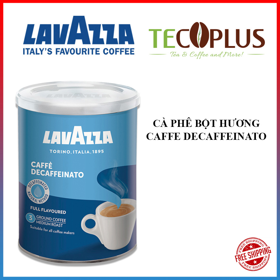 Lavazza Caffe Decaffeinato - Cà Phê Bột Caffe Decaffeinato