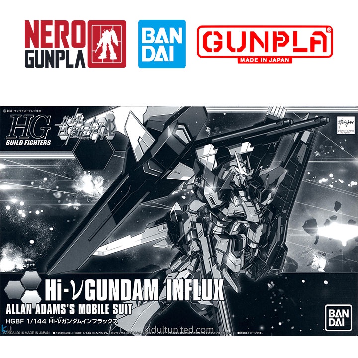 Mô hình lắp ráp p-bandai gunpla hg bf 1/144 hi-v gundam influx