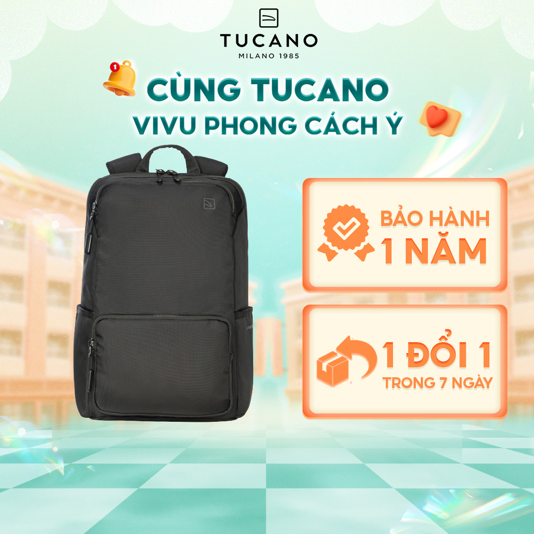 Balo Laptop/ Macbook AGS Tucano Terra Gravity cao cấp tốt cho sức khỏe 16 inch