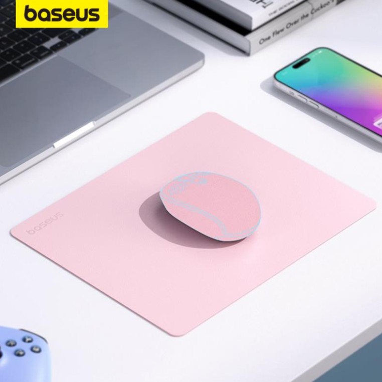 Tấm lót chuột gaming hai mặt baseus chất liệu da pu siêu mịn