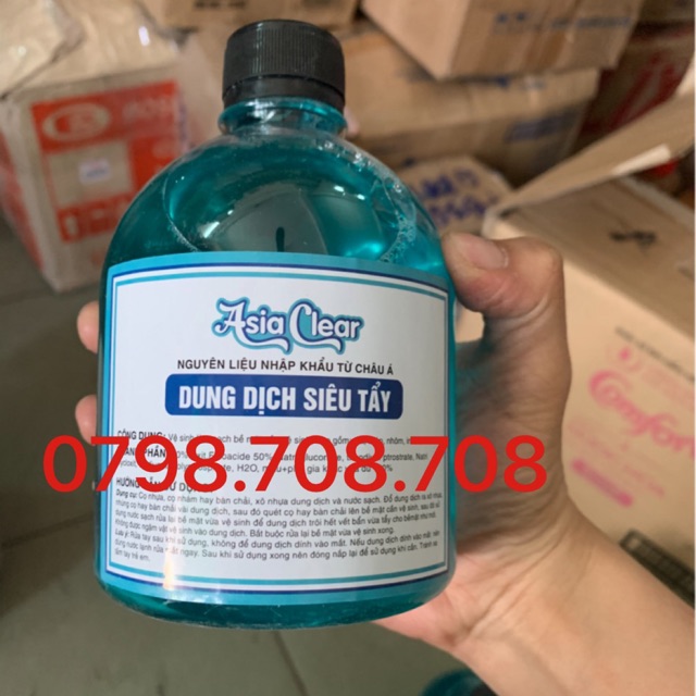 Nước tẩy đa dụng asia clear 500ml