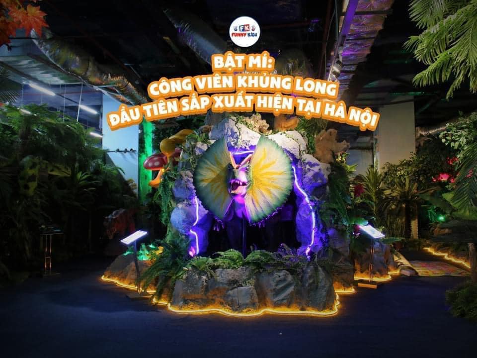 Hà Nội [E-Voucher] Vé vào cổng khu vui chơi Kidszone và công viên khủng long tại Funny Kids Royal City