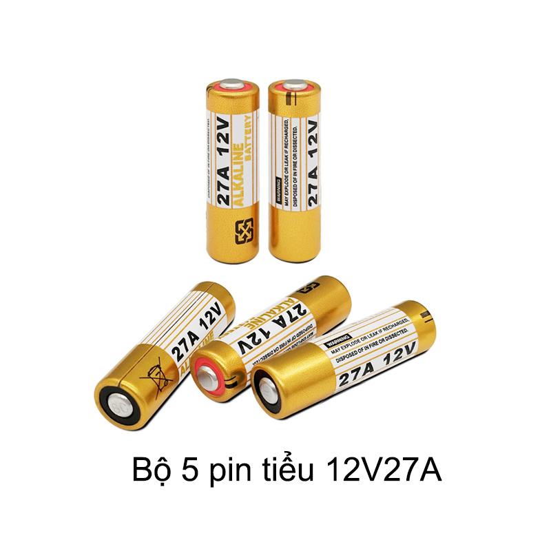 Bộ 5 viên Pin tiểu 12V27A chất lượng cao cho điều khiển từ xa, công tắc thông minh không dây, chuông cửa không dây