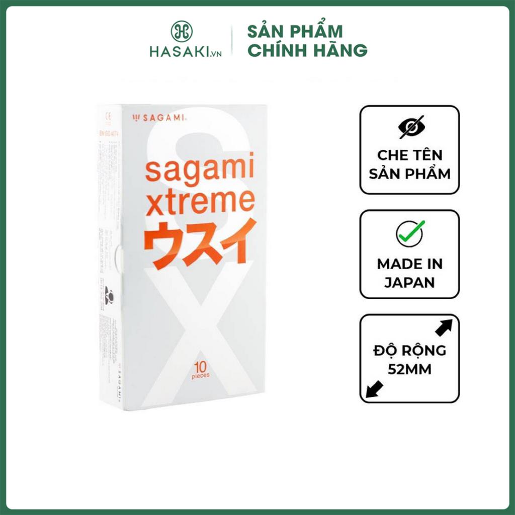 Bao Cao Su Sagami Superthin Mỏng Kiểu Truyền Thống (Hộp 10) Hasaki Sản Phẩm Chính Hãng