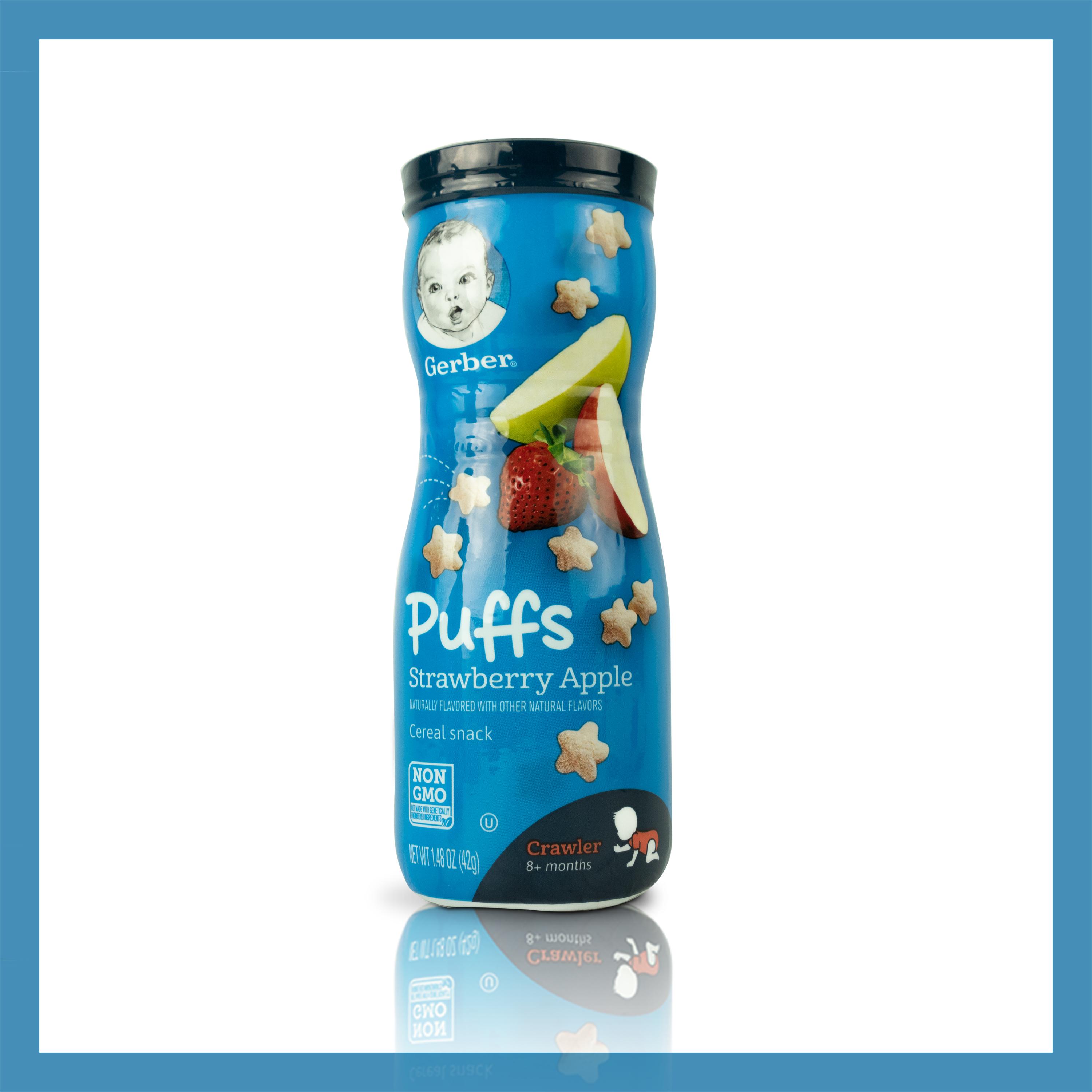 Bánh ăn dặm Gerber Puffs hình sao 42g