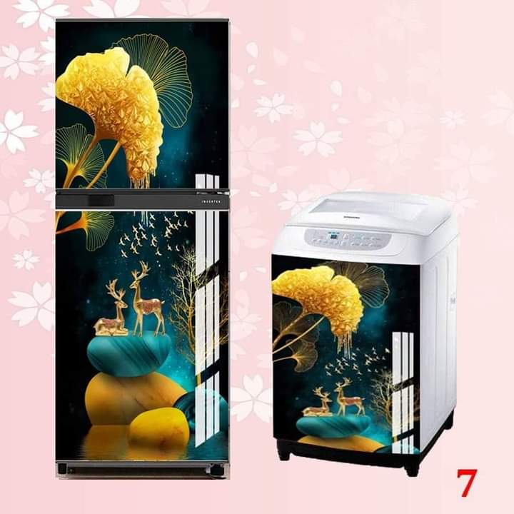 Miếng dán tủ lạnh cao cấp,tráng bóng,chống thấm nước,mẫu 7