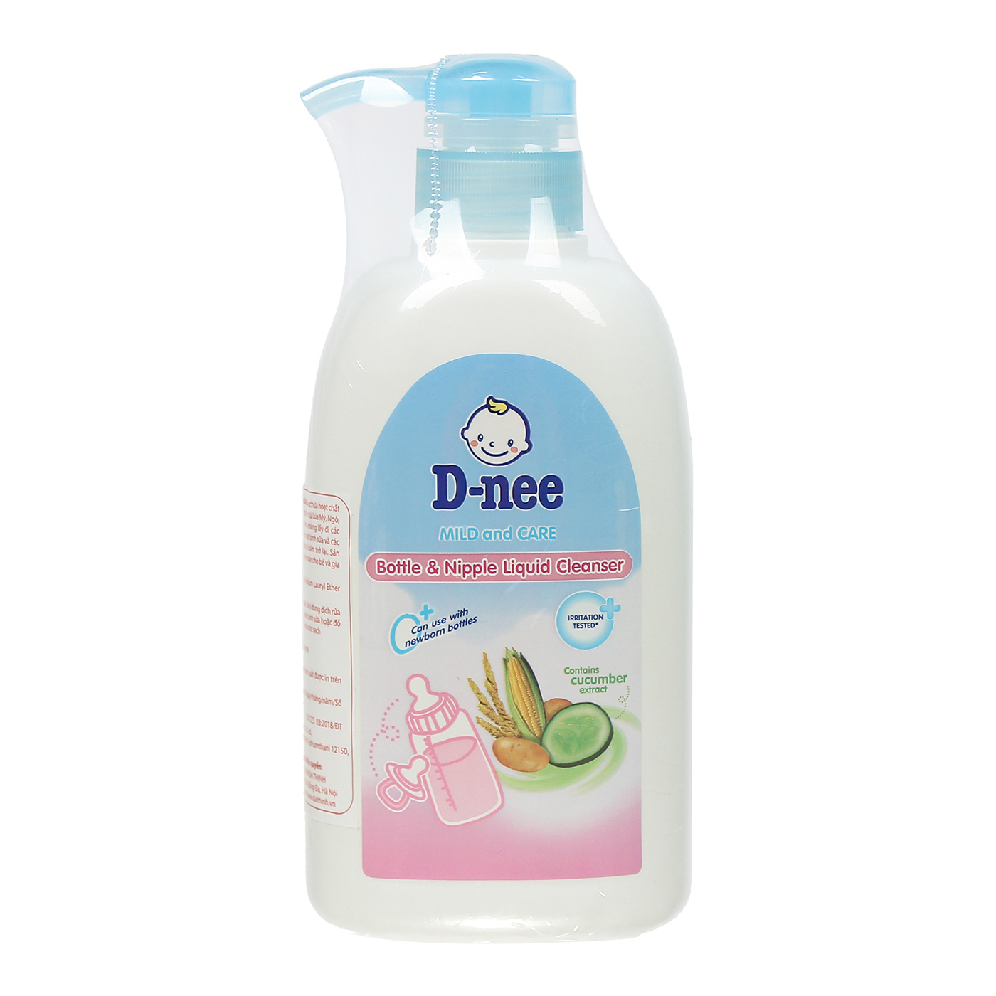Nước rửa bình sữa dnee chai 500ml mild & care