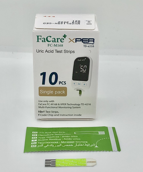Que thử axit uric dành cho máy đo đa năng facare 5 trong 1 fc-m168