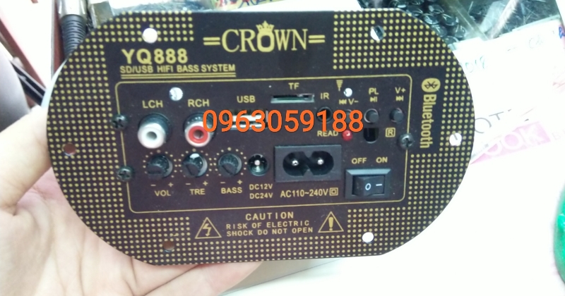 Mạch Loa Crown công xuất 80w