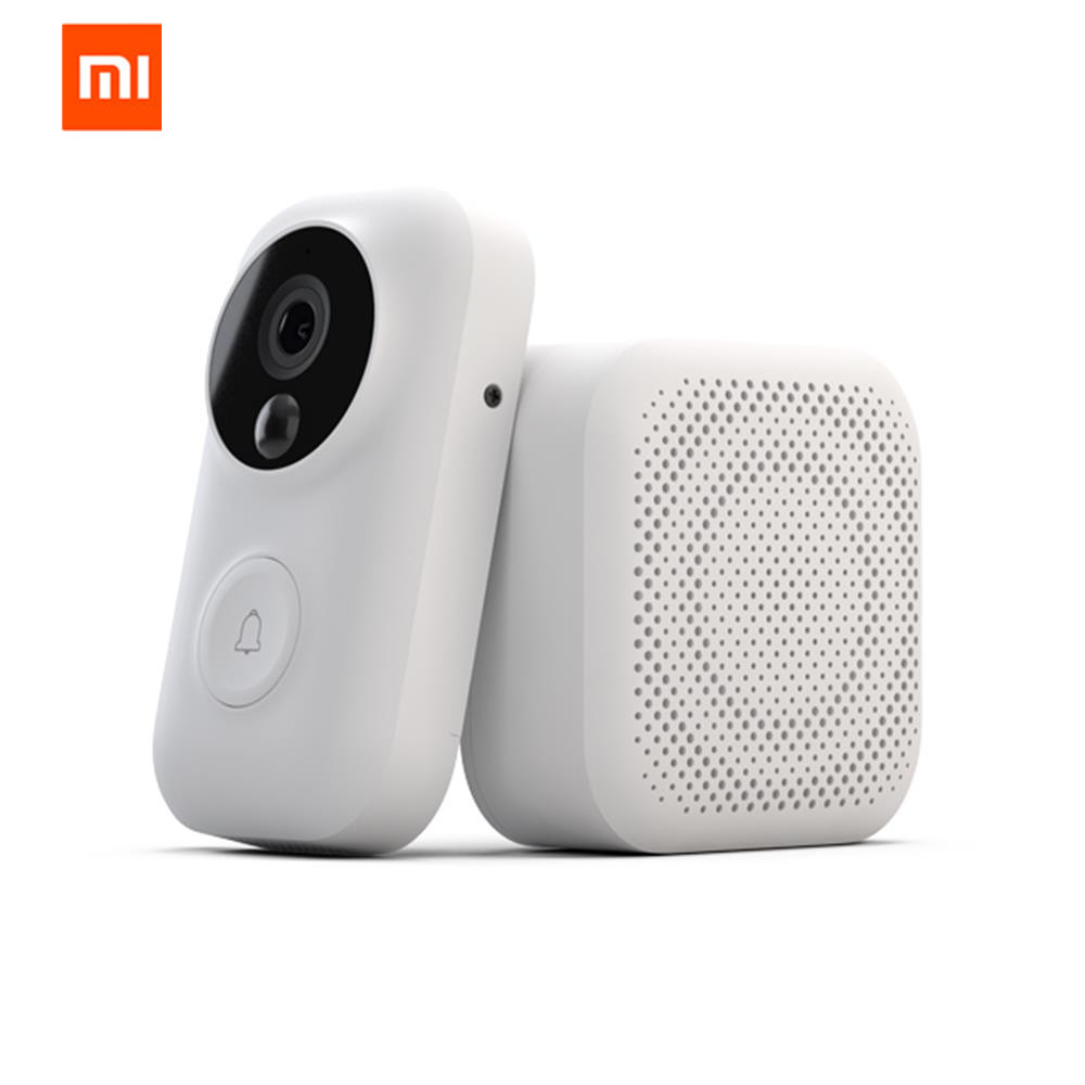 Bộ chuông cửa thông minh XIAOMI Mijia Doorbell / Gọi video, AI nhận diện khuôn mặt, kết nối Mi Home, camera HD 720P, thay đổi giọng nói, hồng ngoại soi đêm, dùng pin 6 tháng