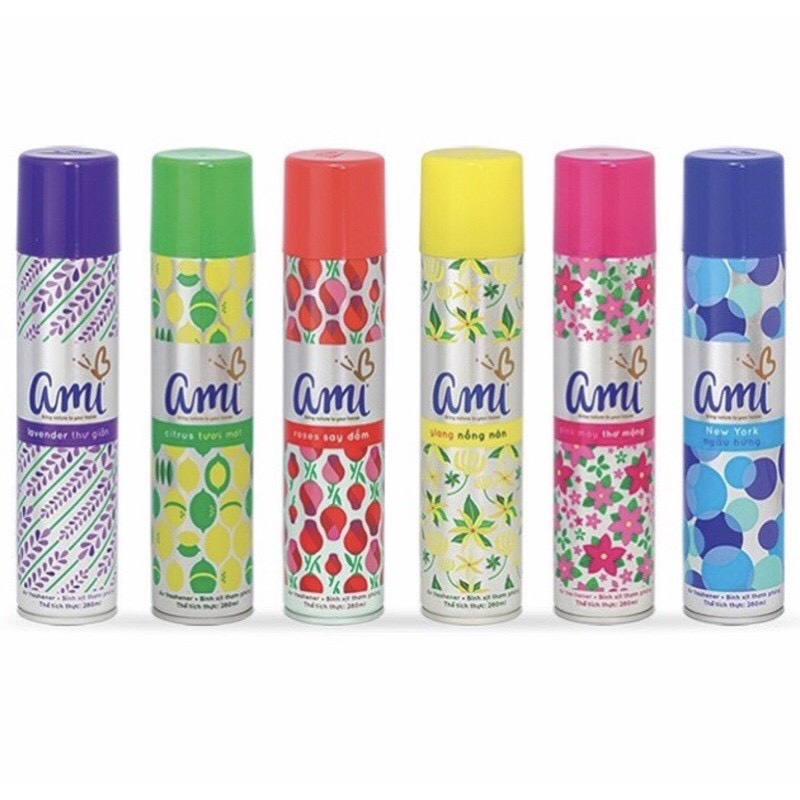 Nước xịt thơm phòng ami 280ml