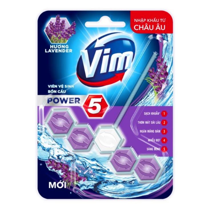 Thùng 9 Vỉ Viên Treo Bồn Cầu Vim Hương Hoa Oải Hương 55g