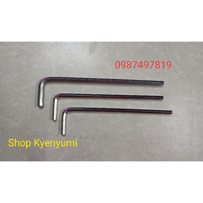 Com bo 3 cây lục giác lẻ 4 - 5 - 6 li