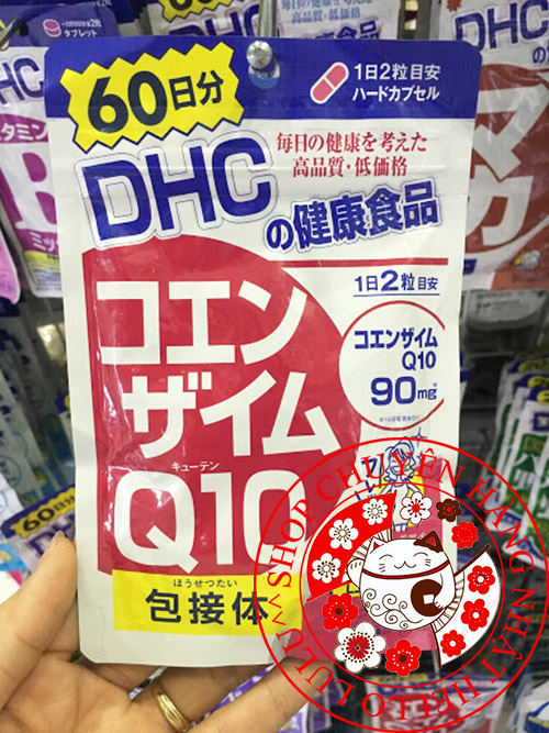 Viên uống DHC Coenzyme Q10 đẹp da,giảm mệt mỏi Nhật bản