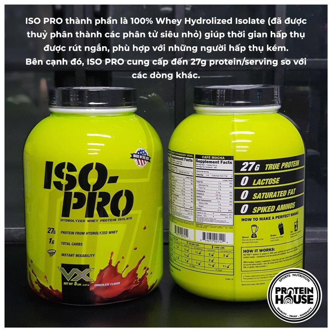 Thực phẩm bổ sung dinh dưỡng Iso Pro 5lbs