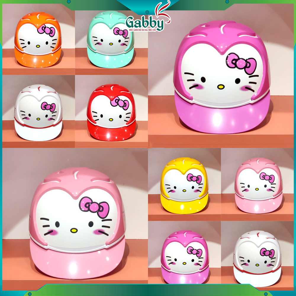 Mũ nón bảo hiểm cho bé hello kitty - gabby store