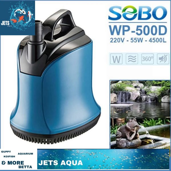Bơm hút đáy sobo wp-500d - máy bơm chìm hút cặn 360 độ cho bể cá