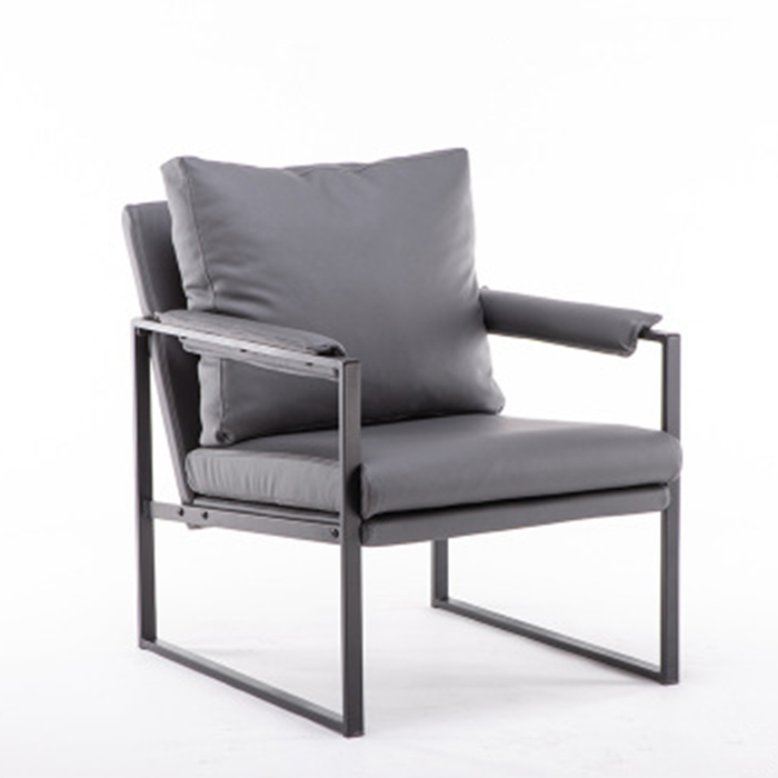 Ghế sofa đơn, ghế sofa da PU, sofa đơn tháo rời, ghế sofa đệm, ghế sofa khung sắt đệm lót da PU