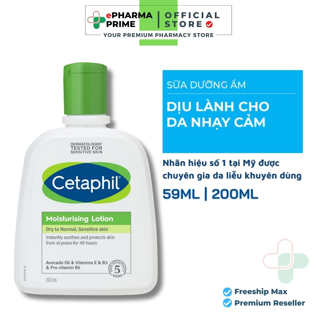 Sữa dưỡng ẩm Cetaphil Moisturizing Lotion dưỡng ẩm toàn thân và da mặt