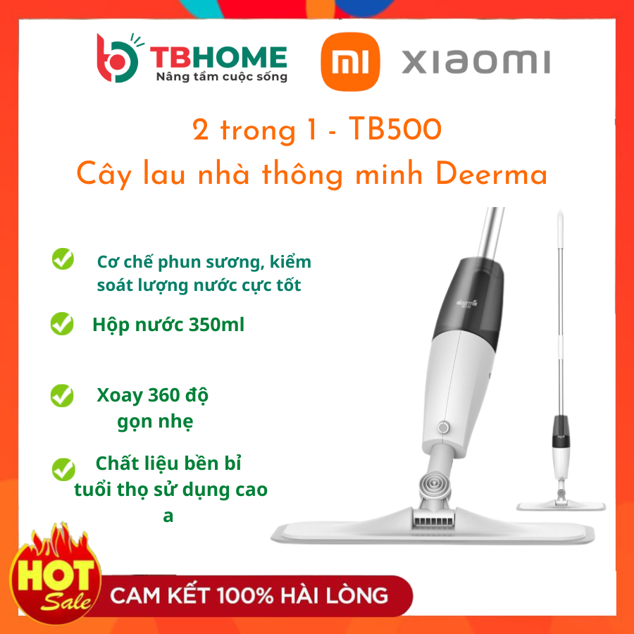 Cây lau nhà 2 trong 1 Xiaomi Deerma TB500 - Bản nội địa