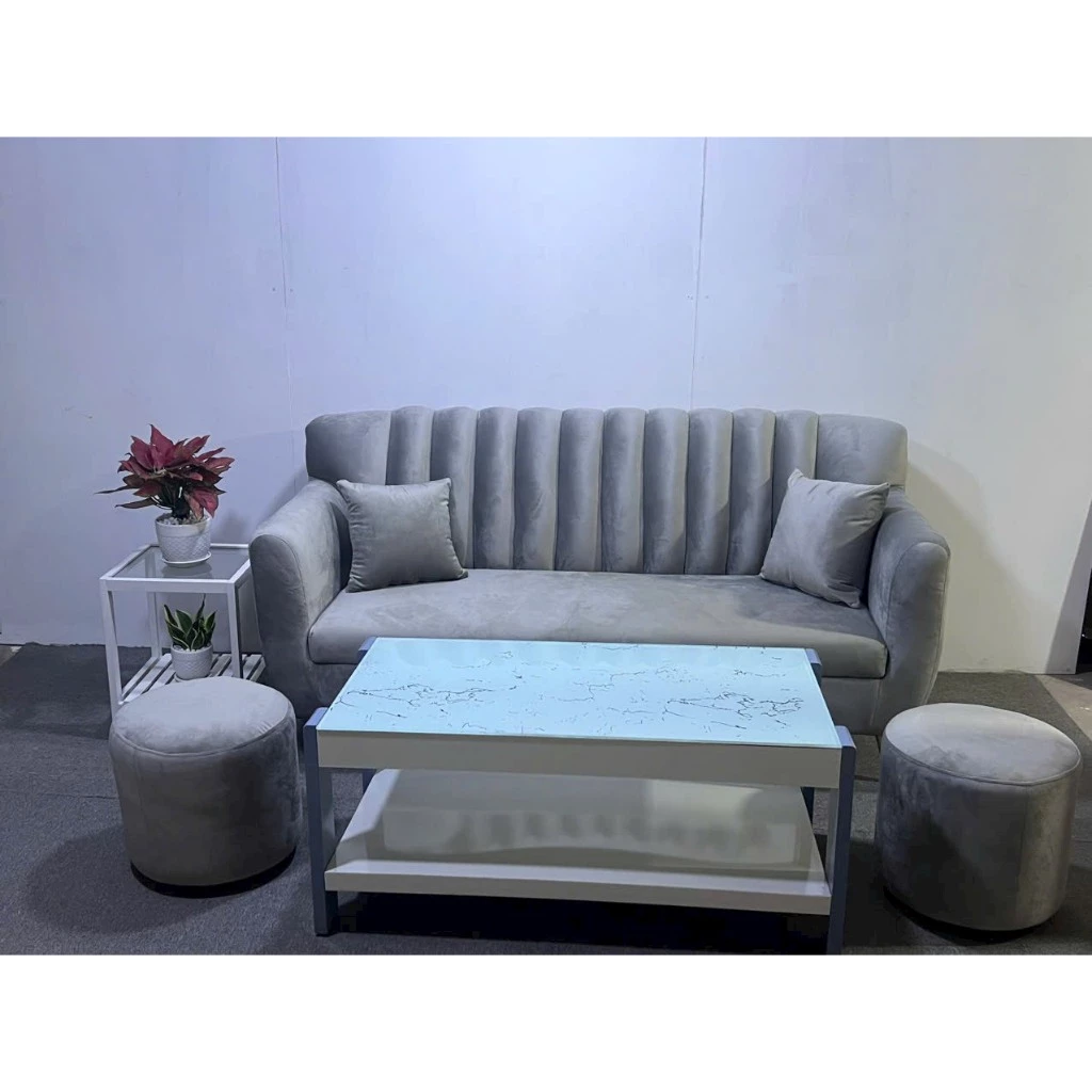Ghế sofa múi 1m70 - sofa đặt phòng khách siêu sang - làm màu theo yêu cầu tại xưởng - bh 12 tháng