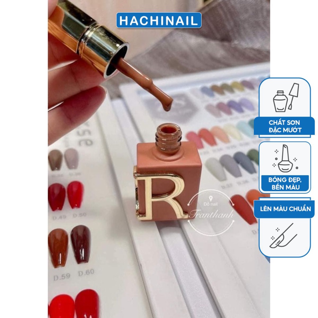 Set sơn gel Dirse 78 màu chính hãng bộ sơn gel tông tone màu Hàn Quốc tặng kèm bảng màu bảng màu base top nail Hà Chi