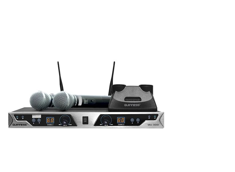 Micro không dây guinness mu-300i + dock sạc - gia khang shop