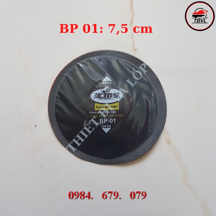 Hộp 20 miếng vá lốp bố chéo ấn độ lms bp-01