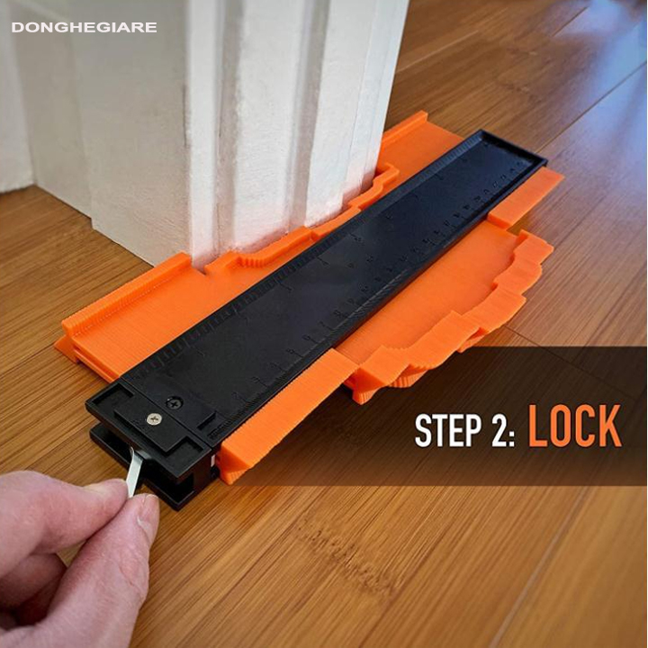 Thước Sao Chép Hình Dạng Dài Đa Năng Thước Đo Lấy Góc Đường Viền Máy Cắt Gạch Lát Nền Nhà Gỗ Dụng Cụ Giấy Dán Tường Decal Thảm Lót Sàn Xe