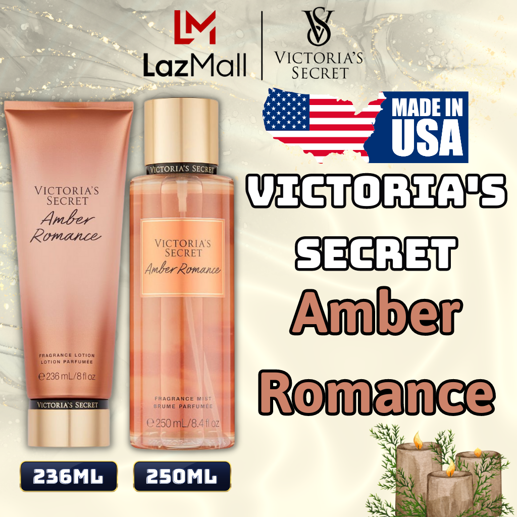 Victoria Secret Amber Romance Chính Hãng, Body Mist Victoria Secret 250ml, Lotion Victoria Secret Chính Hãng 236ml