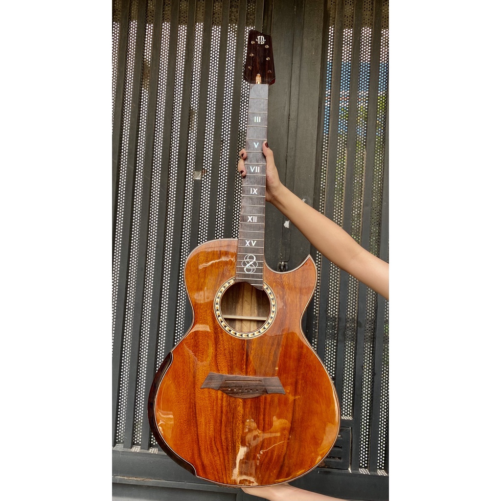 Đàn Guitar Acoustic dáng sừng gỗ Full điệp kĩ ACF1-HÀNG CUSTOM