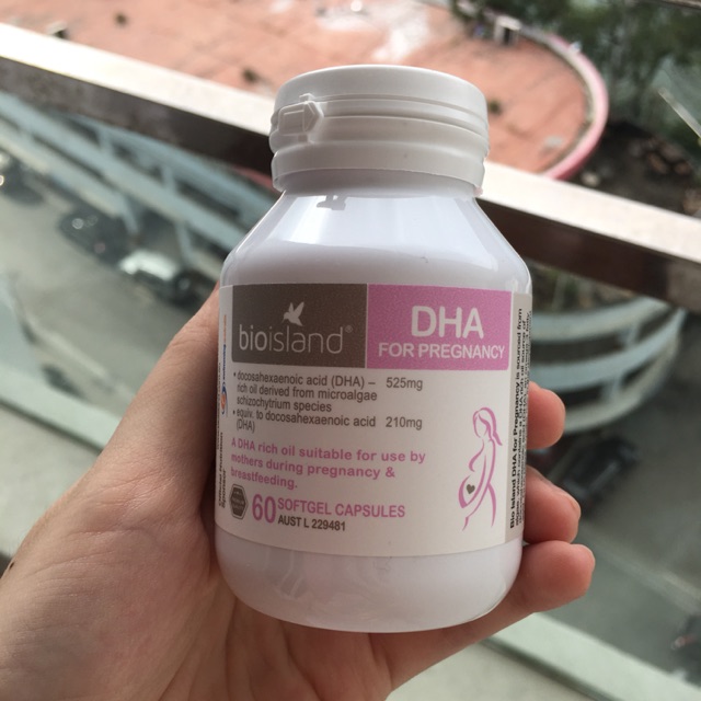 Dha bà bầu bio island 60 viên