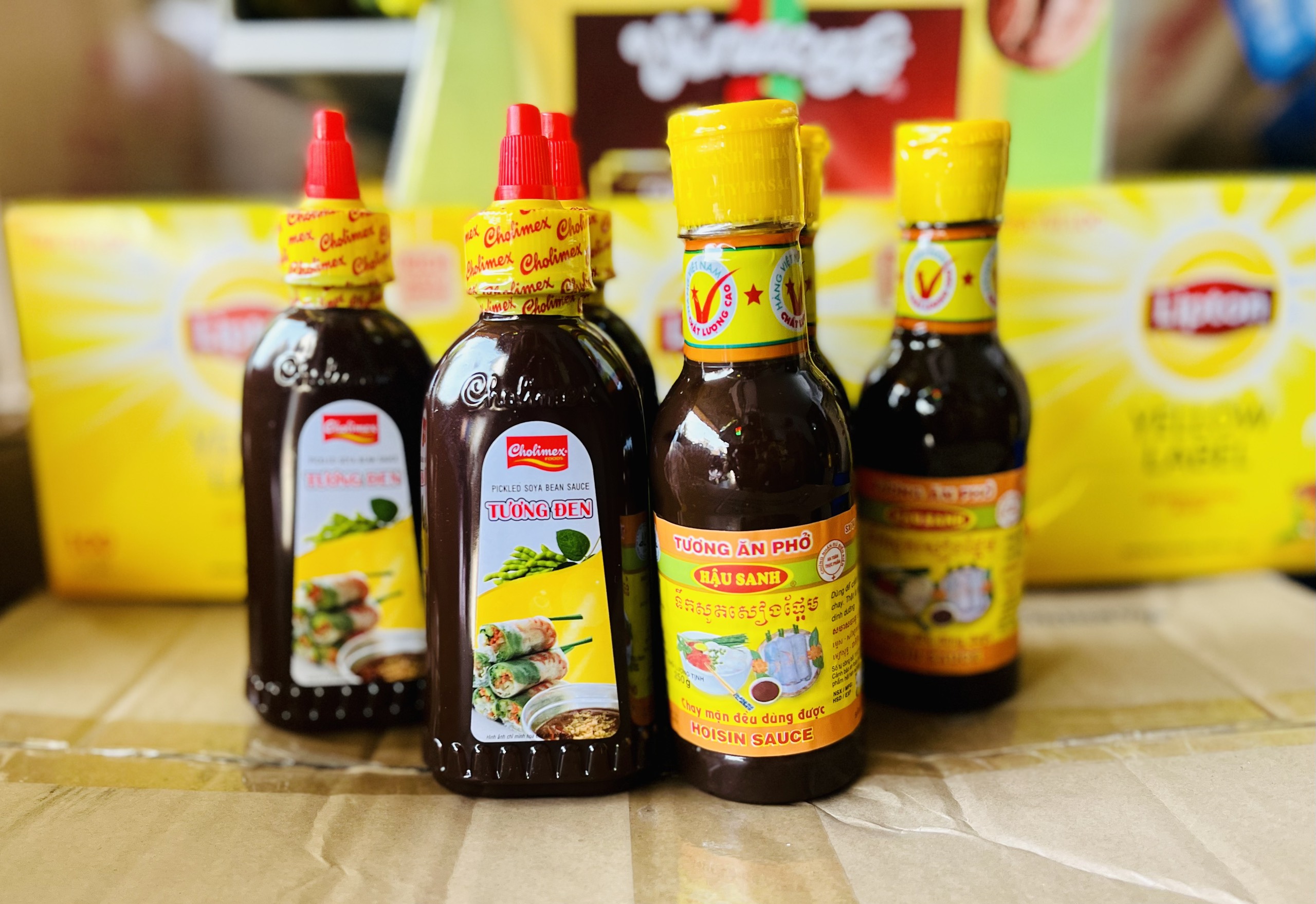 Tương đen/Tương đen Phở Cholimex/Hậu Sanh chai