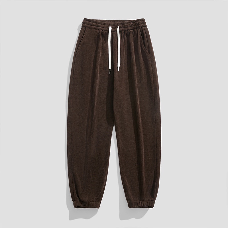 Quần Jogger nhung tăm NPV năng động dễ phối đồ, quần thể thao mùa đông bo gấu